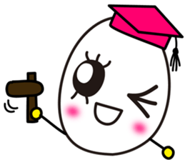 Unique,useful chat phrase of boild egg 2 sticker #7697172