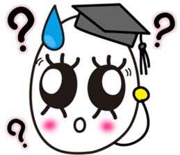 Unique,useful chat phrase of boild egg 2 sticker #7697173