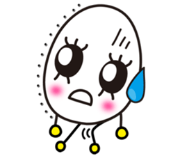 Unique,useful chat phrase of boild egg 2 sticker #7697193