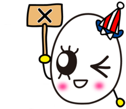 Unique,useful chat phrase of boild egg 2 sticker #7697197