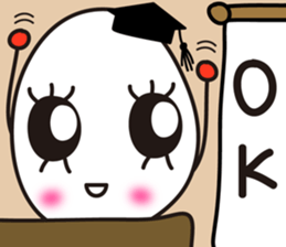 Unique,useful chat phrase of boild egg 2 sticker #7697201