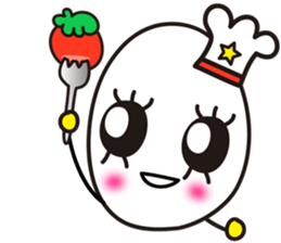 Unique,useful chat phrase of boild egg 2 sticker #7697203