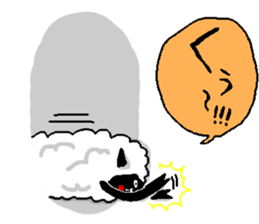 Sheep hole sticker #7697452