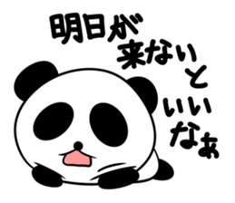slovenly panda sticker #7697687