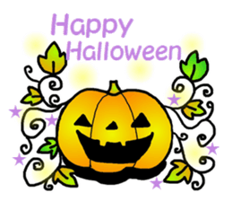 Autumn of a cats and Halloween sticker sticker #7698079