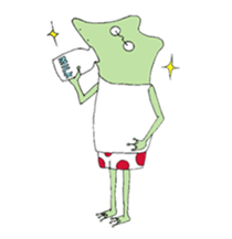 Watanabe the Little Frog sticker #7698468