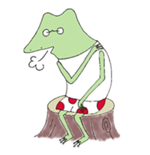 Watanabe the Little Frog sticker #7698471