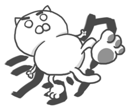 Cat so much harsh words and deeds sticker #7698881