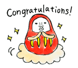 Talking Rainbow Daruma vol.4 sticker #7700059