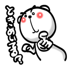 Bear of Eyebrows 00 sticker #7701724