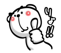 Bear of Eyebrows 00 sticker #7701730