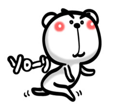 Bear of Eyebrows 00 sticker #7701731