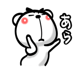 Bear of Eyebrows 00 sticker #7701733