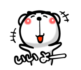 Bear of Eyebrows 00 sticker #7701734