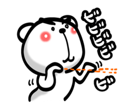 Bear of Eyebrows 00 sticker #7701736