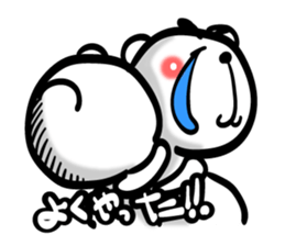 Bear of Eyebrows 00 sticker #7701737