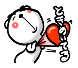 Bear of Eyebrows 00 sticker #7701739