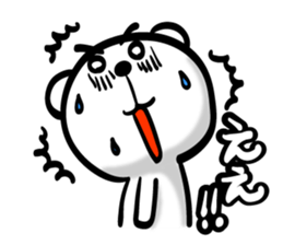 Bear of Eyebrows 00 sticker #7701750