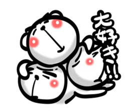 Bear of Eyebrows 00 sticker #7701752