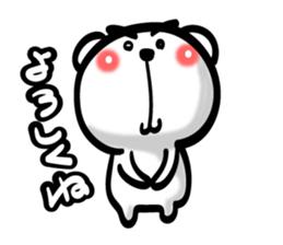 Bear of Eyebrows 00 sticker #7701756