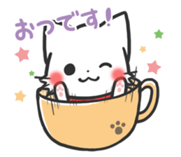 mild-White cat Vol.2 sticker #7702125