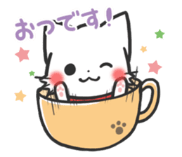 mild-White cat Vol.2 sticker #7702125