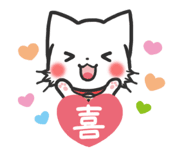 mild-White cat Vol.2 sticker #7702131