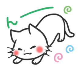 mild-White cat Vol.2 sticker #7702139
