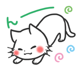 mild-White cat Vol.2 sticker #7702139