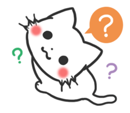 mild-White cat Vol.2 sticker #7702142