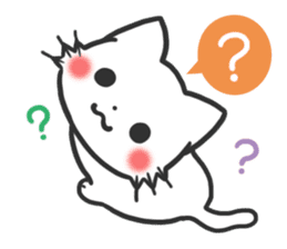 mild-White cat Vol.2 sticker #7702142
