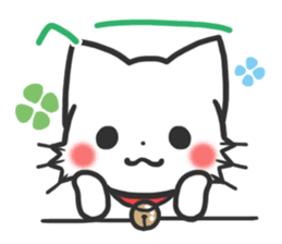 mild-White cat Vol.2 sticker #7702147