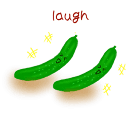 very happy vegetables sticker #7702210