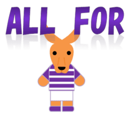 Rugby Sticker(Wallaby) 2 sticker #7702318
