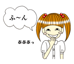 Girl sticker that can be used the 1st sticker #7703075