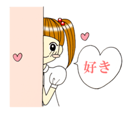 Girl sticker that can be used the 1st sticker #7703078