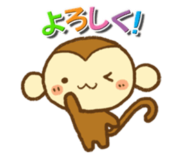 Cute Monkey(Daily life) sticker #7703169