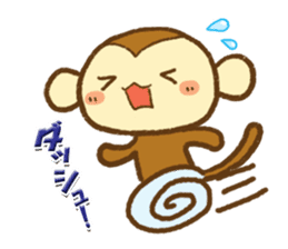 Cute Monkey(Daily life) sticker #7703172