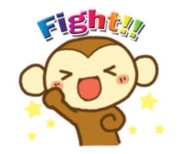 Cute Monkey(Daily life) sticker #7703173