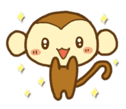 Cute Monkey(Daily life) sticker #7703175