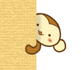 Cute Monkey(Daily life) sticker #7703184