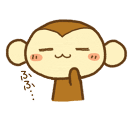 Cute Monkey(Daily life) sticker #7703187