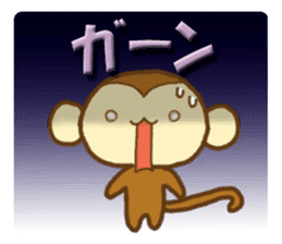 Cute Monkey(Daily life) sticker #7703193