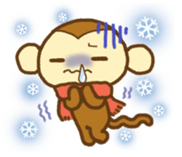 Cute Monkey(Daily life) sticker #7703200