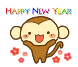 Cute Monkey(Daily life) sticker #7703203