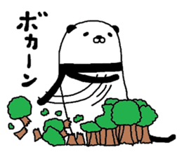 singeki no panda sticker #7703291