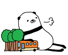 singeki no panda sticker #7703301