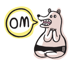 Amie the Yoga Cat sticker #7703405