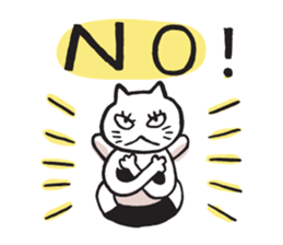 Amie the Yoga Cat sticker #7703409