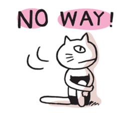 Amie the Yoga Cat sticker #7703412